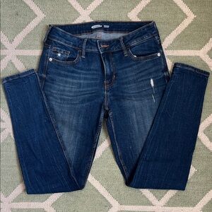 Old Navy Women's Dark Blue Skinny Jeans